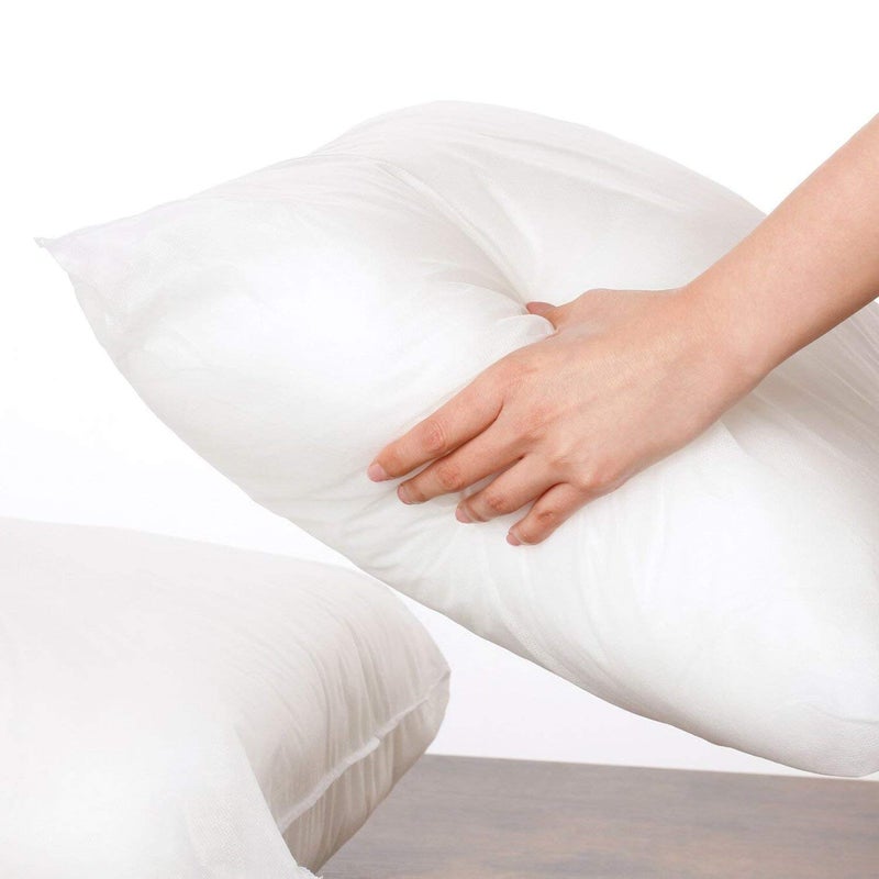 Calibrate Timing 20 x 20 inches Pillow Inserts, Set of 4 Hypoallergenic Brushed Microfiber Liner Down Alternative Filled Square Cushion Throw Pillow - Image 4